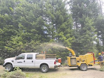 Free mobile wood chipping program