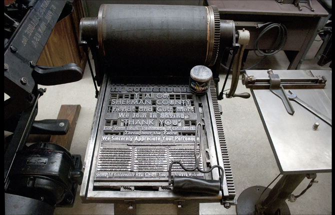 Paper, ink and presses