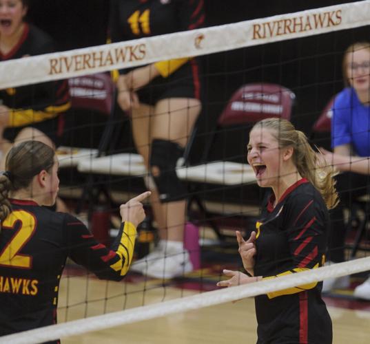 The Dalles volleyball versus Crook County