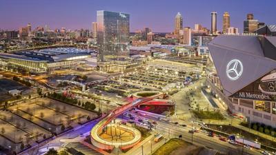 Atlanta skyline at night - 1