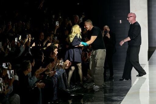 Madonna was the star attraction at the Dolce & Gabbana show at Milan Fashion Week
