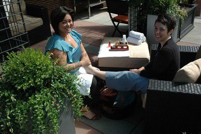Salon Visio spins spa experience outdoors