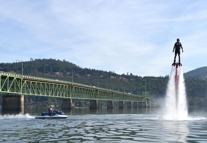 Flyboarding lands in the Gorge