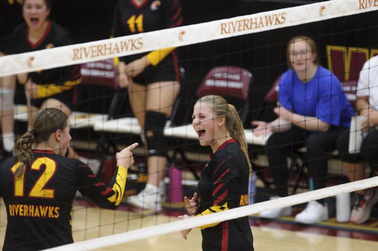 The Dalles volleyball versus Crook County