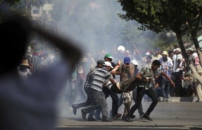 Protesters shot in Egypt after Morsi ousted