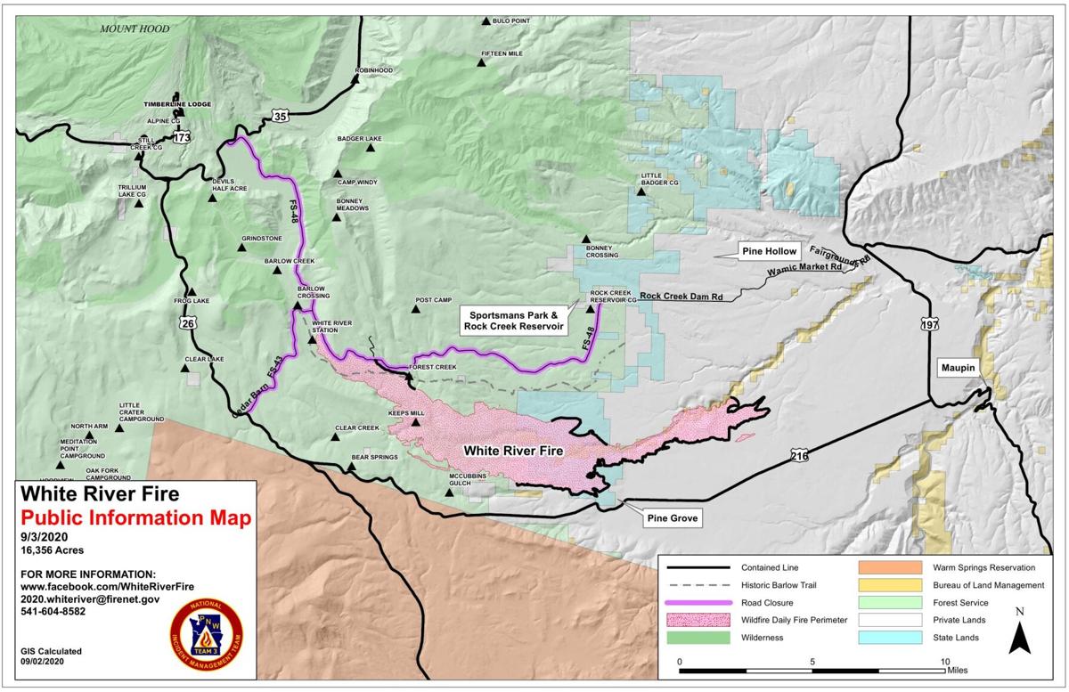 White River Fire, Sept. 3 update