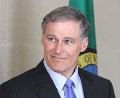 Gov. Inslee visits Bingen to discuss climate issues, award utility grant