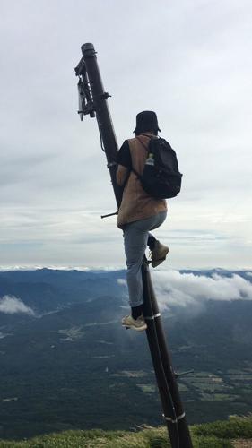 Woman Getting a Better View.jpg