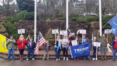 Standing for Trump