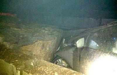 Slide blocks interstate 84