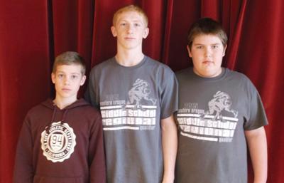 Trio of middle school wrestlers score trip to state