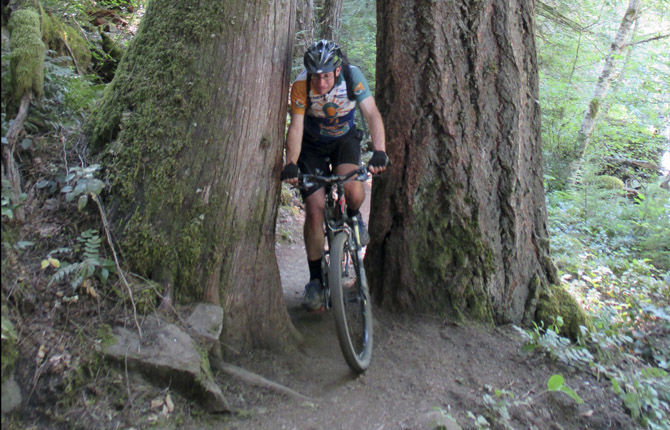 Two-wheelin’ on a legendary Cascades trail