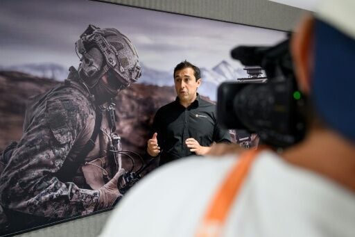 Oleg Vornik, DroneShield CEO, is interviewed during a visit to DroneShield in Sydney on February 9, 2026