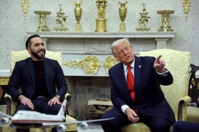 US President Donald Trump hosted El Salvador's leader Nayib Bukele at the White House in September