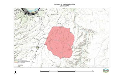 Wrentham Market Fire Level 3 Go Evacuation Area June 30.jpg
