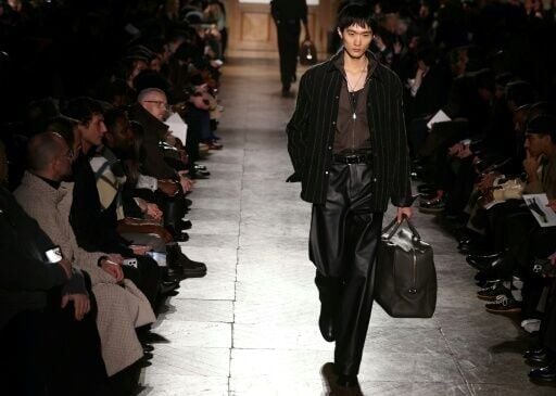 The last Hermes show by designer Veronique Nichanian who bowed out after 37 years in charge