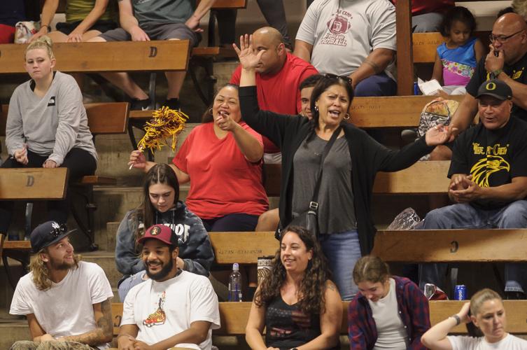 The Dalles volleyball versus Crook County