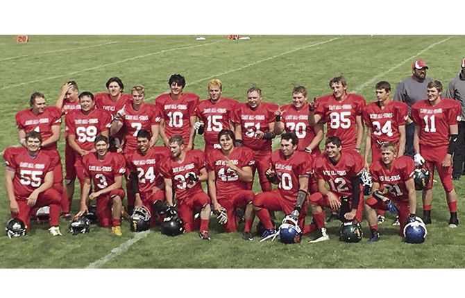 Sharing the gridiron for one final thrill