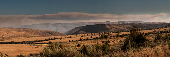 Shaniko Butte wildfire forces closure of Lower Deschutes