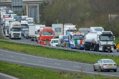 Last week's protests started with go-slow convoys on motorways