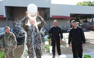Officers take ‘Cold Water Challenge’ to honor fallen colleagues