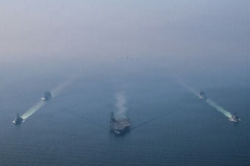 The United States has increased its presence in the Middle East, including with the aircraft carrier USS Abraham Lincoln