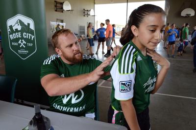 Portland Timbers MLS team travels to HR to host community events