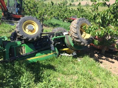 Orchard View Farms rollover