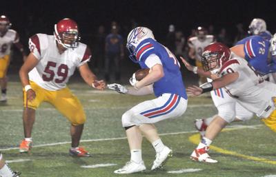 Falcons soak Riverhawks, 41-6