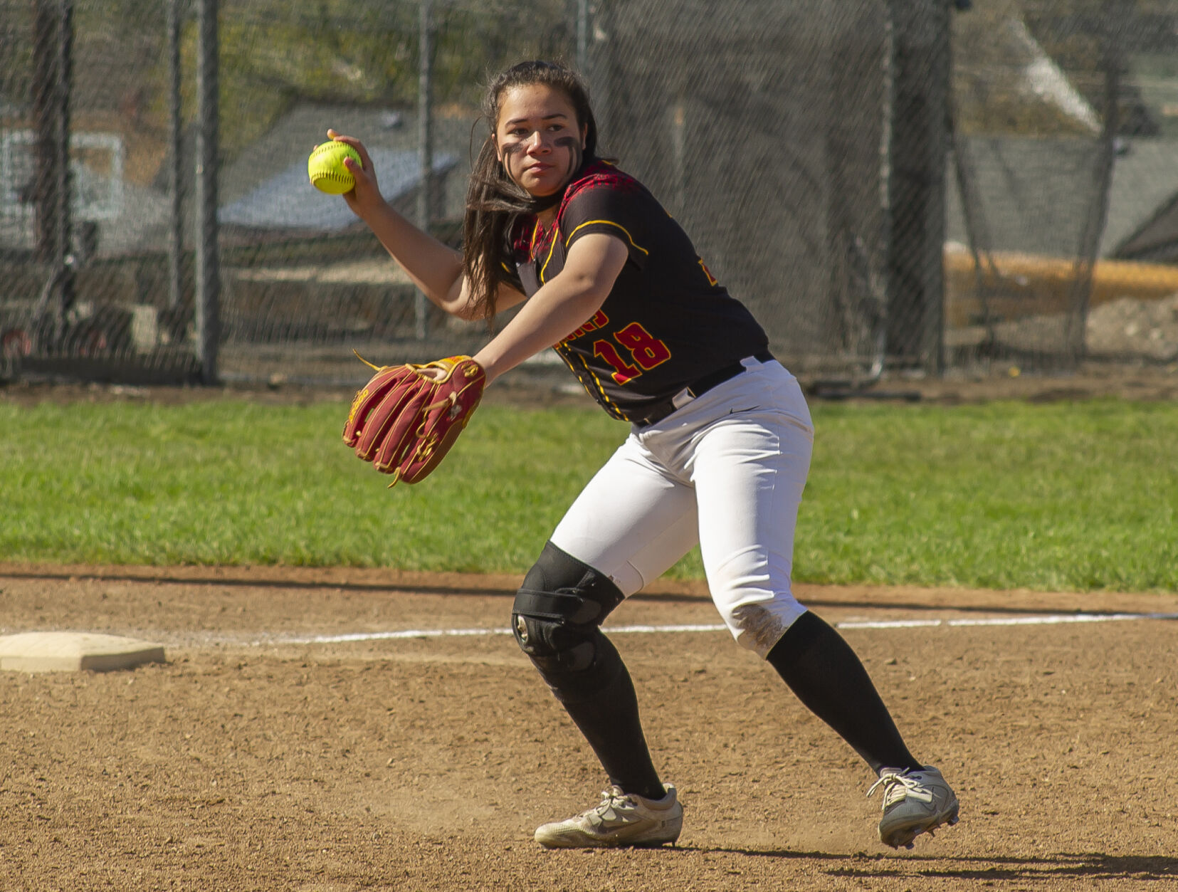 The Dalles softball versus Ridgeview