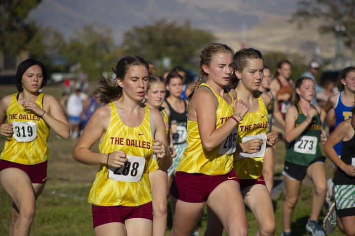 Bridgette Nelson cross country invite in The Dalles