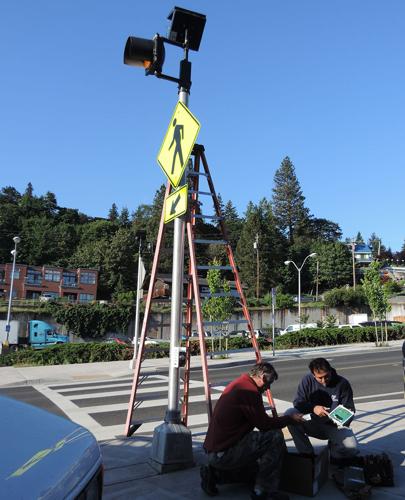 State St. pedestrian signals soon to be up and running again