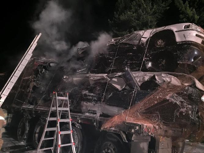 Two fires: quick response quells barn and truck blazes