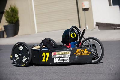 McCaw wins E-car race