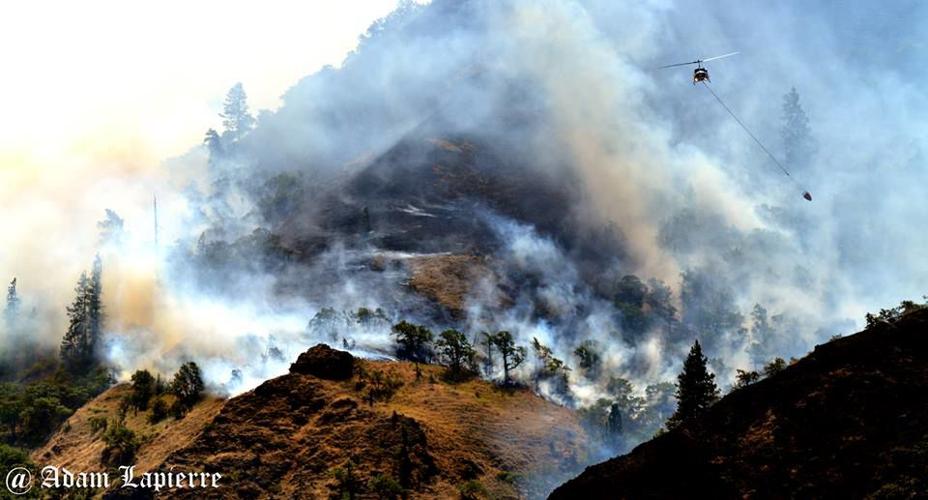 Rowena fire blows up