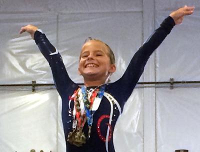 HR gymnasts compete with Riverside Academy