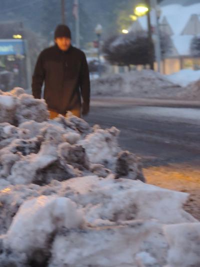 Pedestrian dangers cited as digging out begins