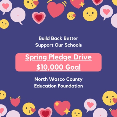Spring pledge drive