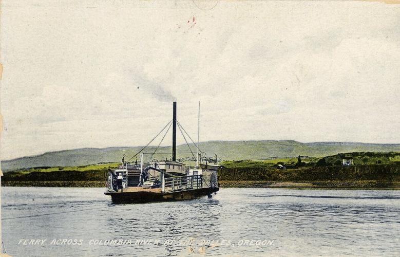 History: The Dalles postcard