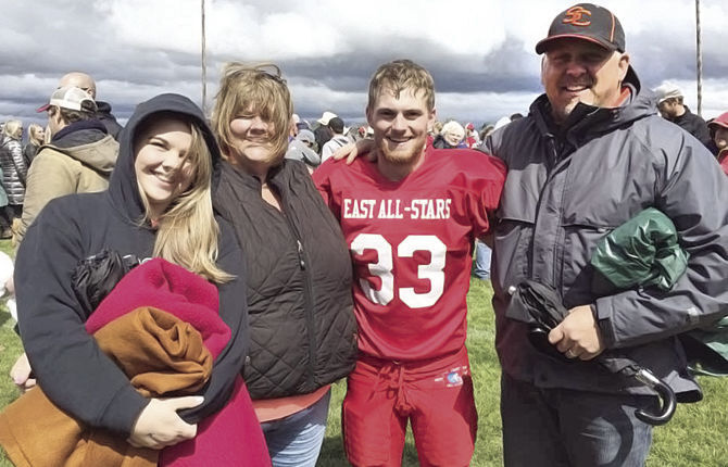 Sharing the gridiron for one final thrill