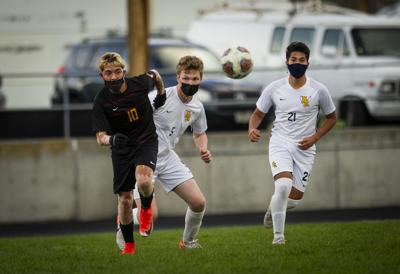 The Dalles versus Hood River Valley, boys soccer