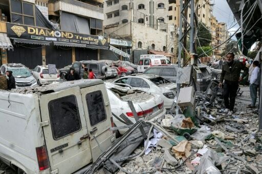 Israel hit Beirut's southern suburbs again on Monday