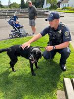 Meet the Oregon State Police Wildlife Conservation K-9 Teams at the OWF Gift Shop in Bonneville