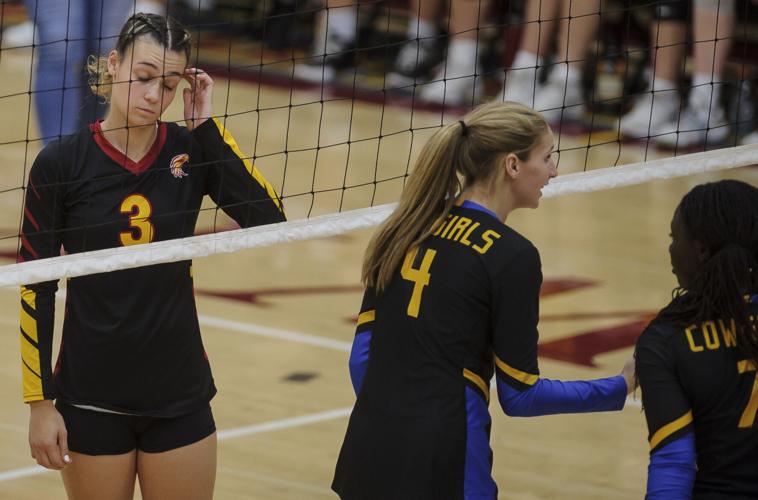 The Dalles volleyball versus Crook County