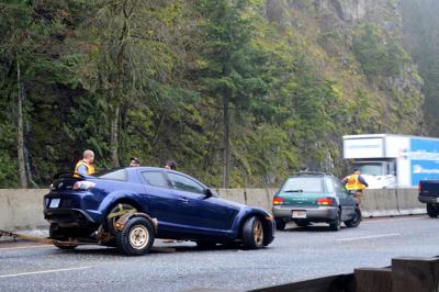 Nobody hurt in Monday crash