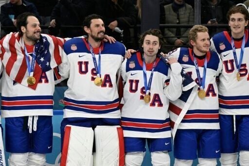 The USA won the Olympic men's ice hockey title for the first time since 1980