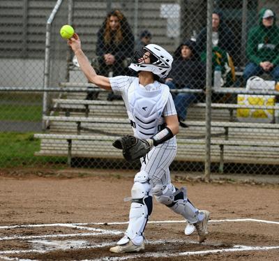 HRV Junior Isa Rivera makes the throw to second base earlier this year.