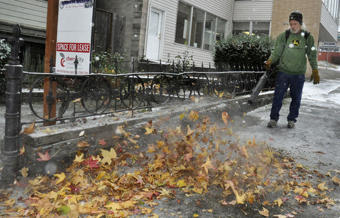 Winter arrives in gorge with a flurry