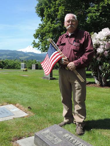 The men who care for scenic Pine Grove Cemetery give extra attention at Memorial Day