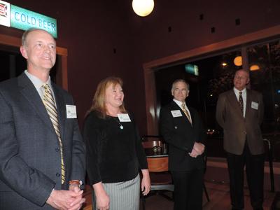 Standing for the job: City finalists meet community